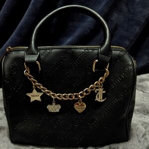 Juicy Couture Black "Not Your Babe Satchel"